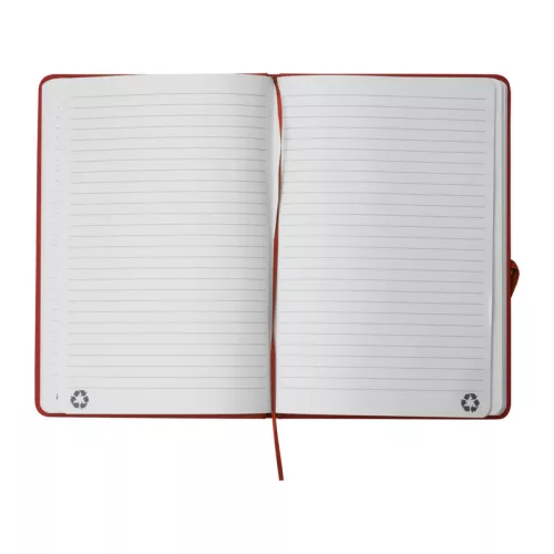 A5 újrahasznosított jegyzetfüzet (Piros)