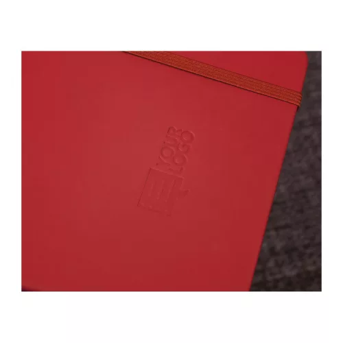 A5 újrahasznosított jegyzetfüzet (Piros)