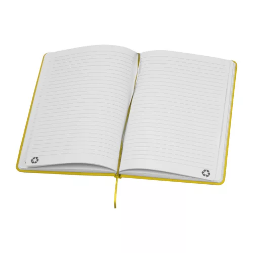 A5 újrahasznosított jegyzetfüzet (Sárga)