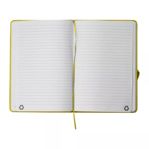 A5 újrahasznosított jegyzetfüzet (Sárga)
