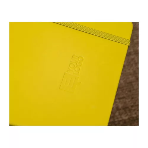 A5 újrahasznosított jegyzetfüzet (Sárga)