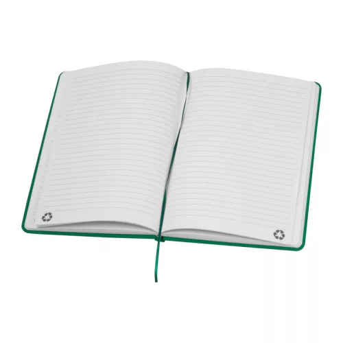 A5 újrahasznosított jegyzetfüzet (Zöld)