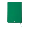 A5 újrahasznosított jegyzetfüzet (Zöld)