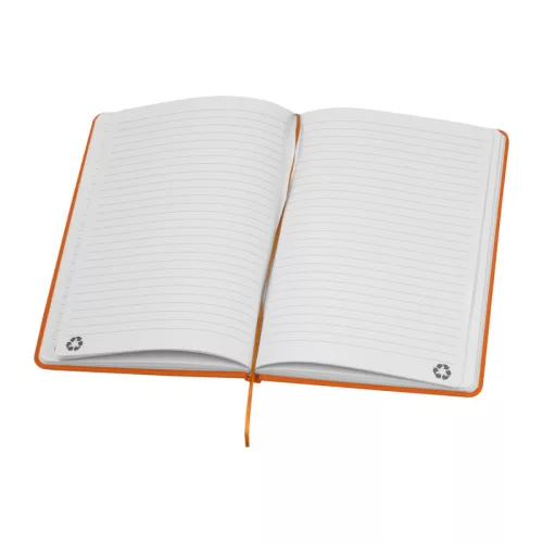 A5 újrahasznosított jegyzetfüzet (Narancssárga)