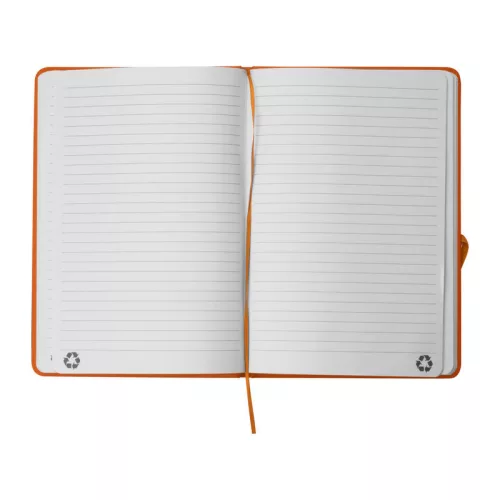 A5 újrahasznosított jegyzetfüzet (Narancssárga)
