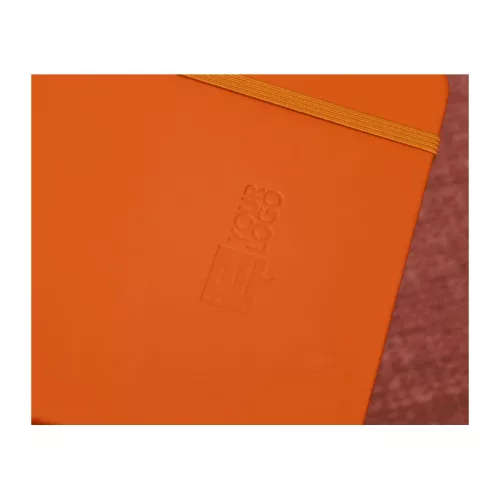A5 újrahasznosított jegyzetfüzet (Narancssárga)