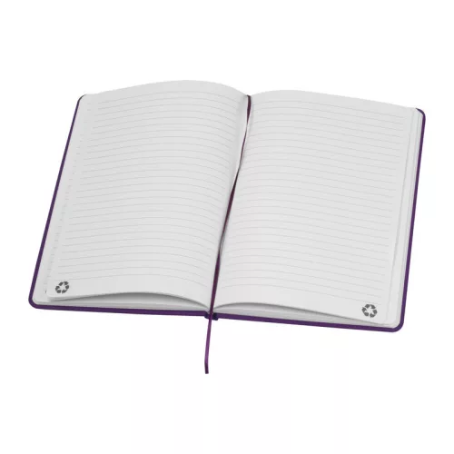 A5 újrahasznosított jegyzetfüzet (Lila)