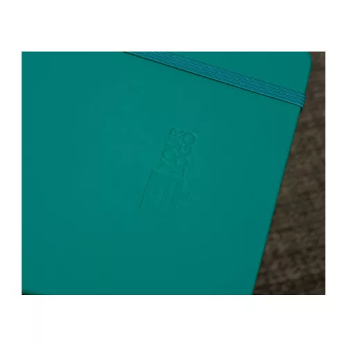 A5 újrahasznosított jegyzetfüzet (Türkiz)