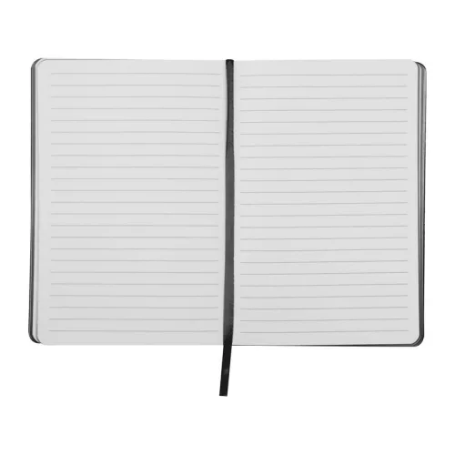 A5 jegyzetfüzet színes oldalszegéllyel (Fekete)