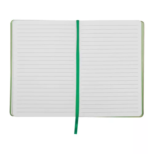 A5 jegyzetfüzet színes oldalszegéllyel (Zöld)