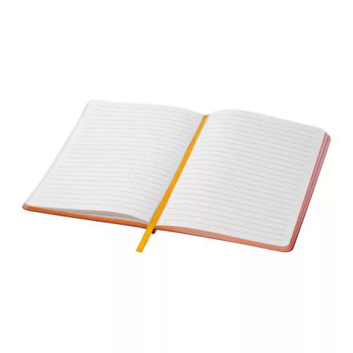 A5 jegyzetfüzet színes oldalszegéllyel (Narancssárga)
