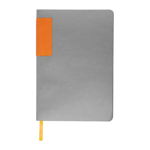 A5 jegyzetfüzet színes oldalszegéllyel (Narancssárga)