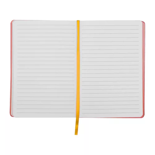 A5 jegyzetfüzet színes oldalszegéllyel (Narancssárga)