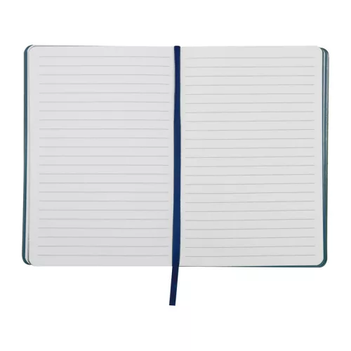 A5 jegyzetfüzet színes oldalszegéllyel (Sötétkék)