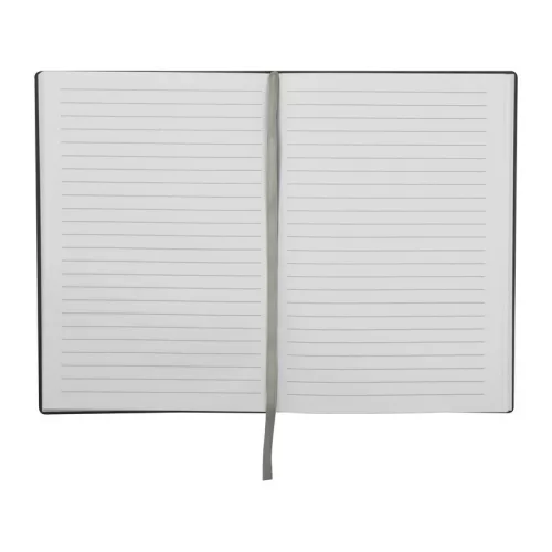 A5 jegyzetfüzet PU borítóval (Szürke)