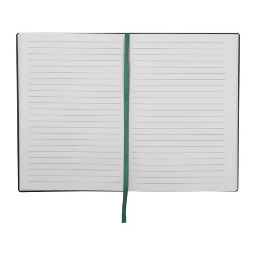 A5 jegyzetfüzet PU borítóval (Sötétzöld)