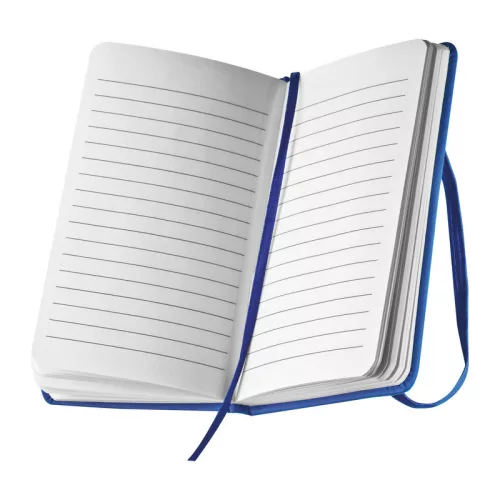 A6 jegyzetfüzet könyvjelzővel (Kék)