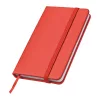 A6 jegyzetfüzet könyvjelzővel (Piros)