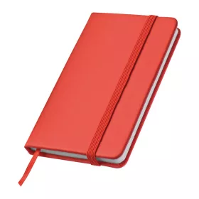 A6 jegyzetfüzet könyvjelzővel (Piros)