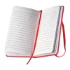 A6 jegyzetfüzet könyvjelzővel (Piros)