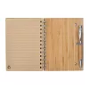 A5 bambusz borítós jegyzetfüzet 