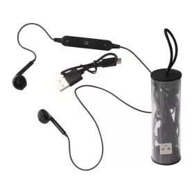 Bluetooth fülhallgató műanyag tokban