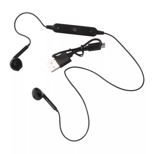 Bluetooth fülhallgató műanyag tokban
