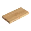 8000 mAh bambusz powerbank