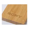8000 mAh bambusz powerbank