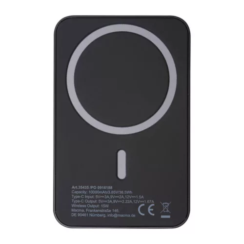 10000 mAh RABS mágneses powerbank
