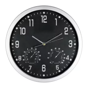 Elegáns falióra (ø 34,8 × 4,5 cm, Fekete)