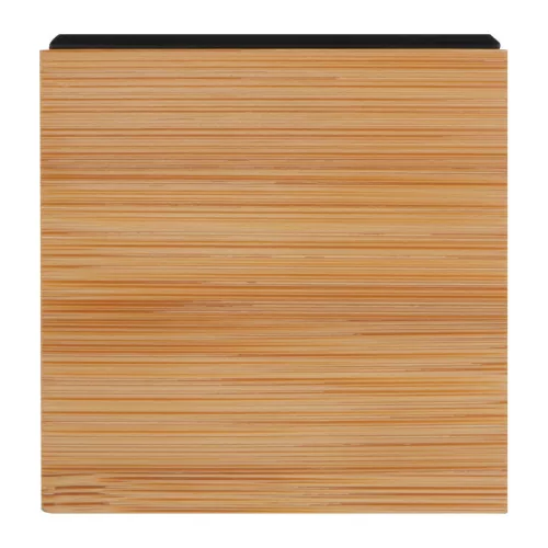 Fa asztali óra kék LED kijelzővel