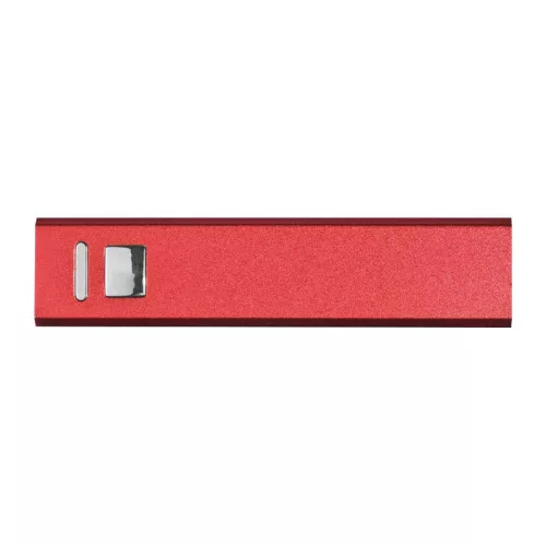 2200 mAh powerbank fémből (Piros)