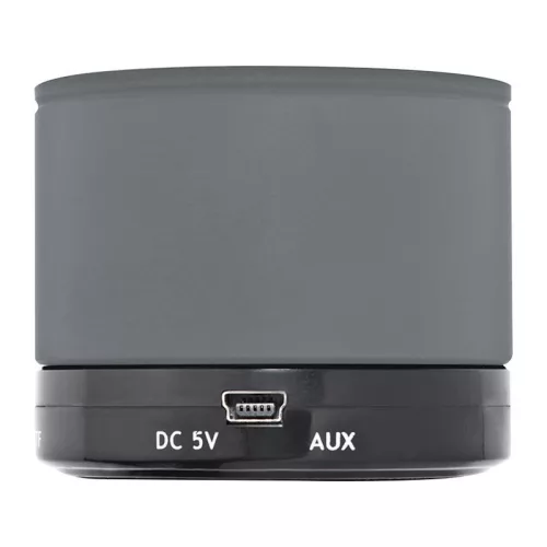 Fém bluetooth hangszóró (ø 6 × 5,1 cm, Szürke)