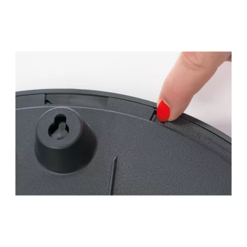 Falióra (ø 35 × 5 cm, Fekete)