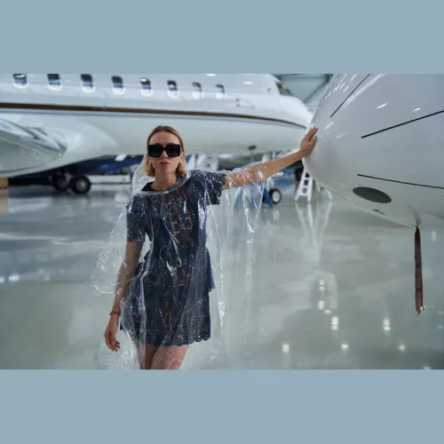 RPET esőponcsó (Kék)