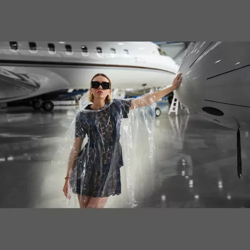 RPET esőponcsó (Kék)