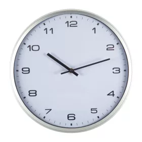 Elegáns műanyag falióra (ø 33 × 4,5 cm, Fehér)