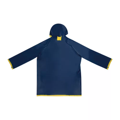Kétszínű kifordítható esőkabát (XL, Sárga/Kék)