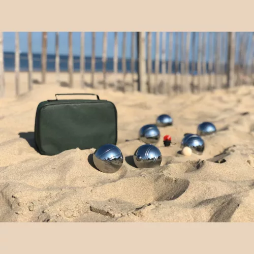 Petanque 6 acélgolyóval
