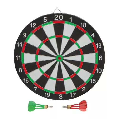 Darts tábla nyilakkal