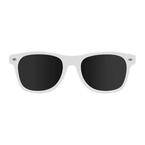 "Nerd look" napszemüveg (Fehér)