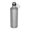 Alumínium ivópalack karabinerrel, 800 ml (ø 7,3 × 24,5 cm, Szürke)