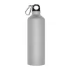 Alumínium ivópalack karabinerrel, 800 ml (ø 7,3 × 24,5 cm, Szürke)