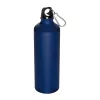 Alumínium ivópalack karabinerrel, 800 ml (ø 7,3 × 24,5 cm, Sötétkék)