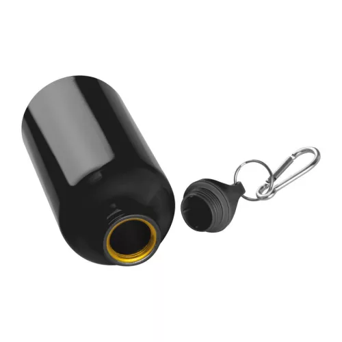 Alumínium ivópalack, 500 ml (ø 7,3 × 19 cm, Fekete)