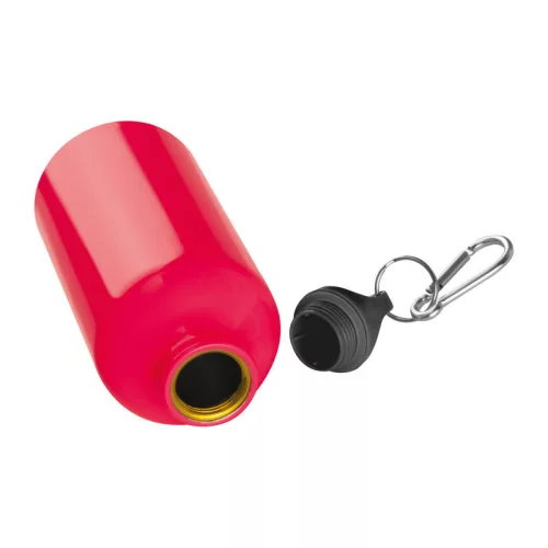 Alumínium ivópalack, 500 ml (ø 7,3 × 19 cm, Piros)