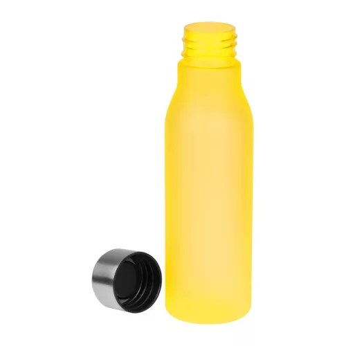Műanyag ivópalack, 550 ml (ø 6,5 × 23 cm, Sárga)