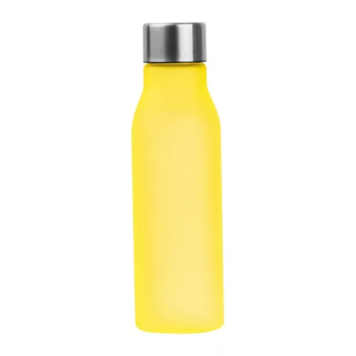 Műanyag ivópalack, 550 ml (ø 6,5 × 23 cm, Sárga)