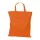 Rövid fülű pamut vászontáska (Narancssárga)
